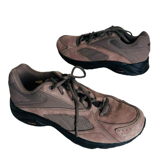 Reebok Mens Walk Ultra V DMX Max Shoes US 8.5 Walking Hiking Brown Memory Tech - Picture 3 of 11